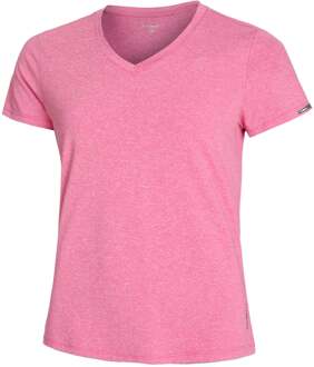 Neo Flyweight V-Teeme Hardloopshirt Dames-Berry bes - XL