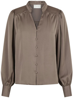 Neo Noir Blouse Massima Bruin dames Taupe - 40,38,36,34