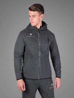 Neo sweatjack met rits - maat S Donkergrijs