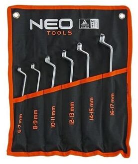 Neo Tools Neo-tools Ringsleutelset Haaks 6-17mm (6-delig)