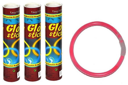 Neon glow in the dark armbandjes 300 stuks