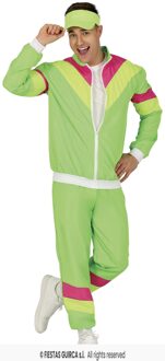 Neon Groene Tracksuit Heren
