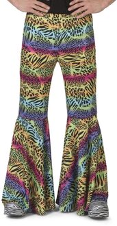Neon Hippie Broek Met Dierenprint Man Multikleur - Print