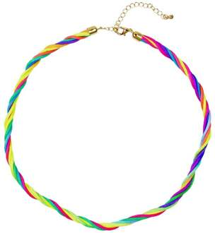 Neon ketting multikleur Multikleur - Print