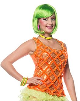 Neon oranje dames hemd