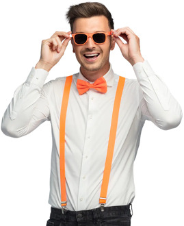 Neon Party Accessoires Set Oranje