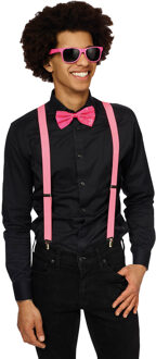 Neon Party Accessoires Set Roze