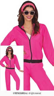 Neon Pink Tracksuit Dames Roze