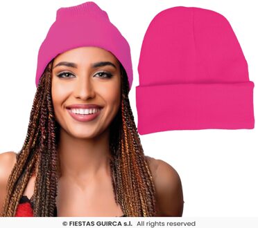 Neon Roze Muts