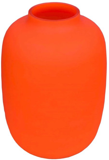 Neon vaas Artic M orange Ø25 x H35 cm. op=op