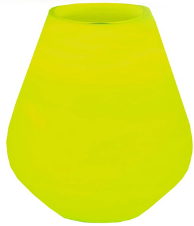 Neon vaas Tasman yellow Ø18 x H20 cm