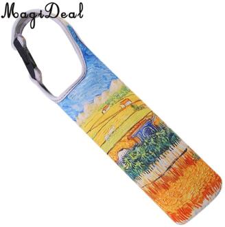 Neopreen Isolatie Water Fles Cups Holder Cover Carrier met Singels Cornfield