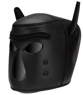 Neopreen Puppy Hood - Zwart