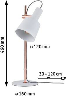 Neordic Haldar Bureaulamp LED E14 20 W Koper (mat), Wit