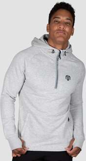 Neotech hoodie met rits - maat L Lichtgrijs