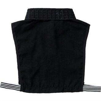 Nep Kraag Shirt Afneembare Kragen Solid Shirt Revers Blouse Top Vrouwen Zwart Wit Plaid Kleding Kragen Accessoires