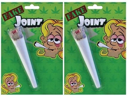 Nep Marihuana joint 15 cm Hippie / Sixties / Flower Power verkleed accessoires