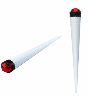 Nep Marihuana joint - 23 cm - Hippie / Sixties / Flower Power verkleed accessoires - Fopartikelen