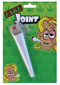 Nep Marihuana joint - 3x - 15 cm - Hippie / Sixties / Flower Power verkleed accessoires - Fopartikel