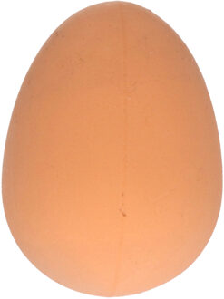 Nep stuiterend ei - rubber - bruin - stuiterbal fop eieren Multi