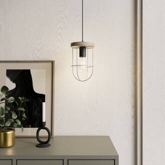 Neptuna hanglamp, 1-lamp houtgrijs, zwart, grijs