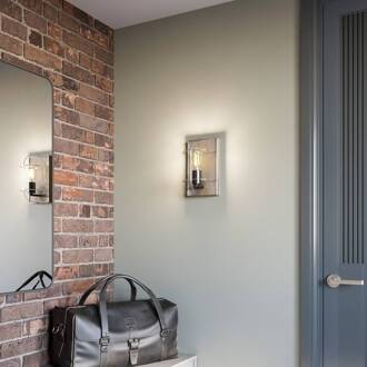 Neptuna wandlamp, grenen/metaal, 1-lamp houtgrijs, zwart, grijs