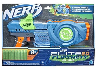 NERF 2.0 Flip 8 Multikleur