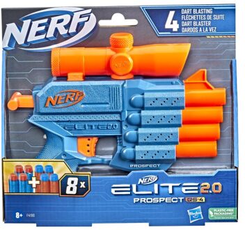 NERF 2.0 Prospect QS 4 Blaster Multikleur