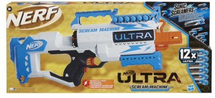 NERF Speelgoedpistool Ultra Scream Machine Wit/blauw 13-delig
