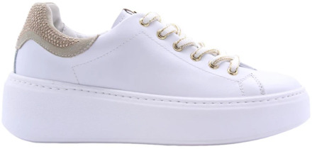 NeroGiardini Carpenter Sneaker - Stijlvol en Comfortabel Nerogiardini , White , Dames - 40 EU