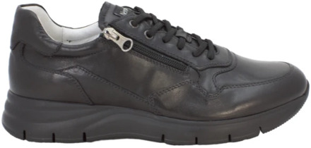 NeroGiardini Leren Casual Sneakers voor Mannen Nerogiardini , Black , Heren - 41 Eu,42 EU