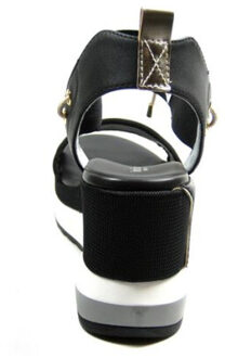 NeroGiardini Sandalen NeroGiardini E307753D-100" Zwart - 36,37,38,39,40,35