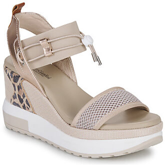 NeroGiardini Wedges Nerogiardini , Beige , Dames - 38 Eu,39 EU