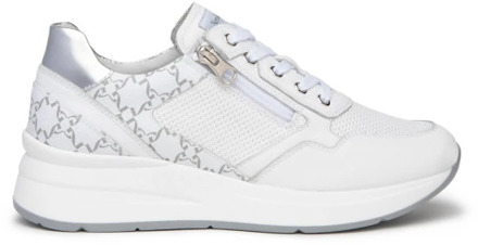 NeroGiardini Witte Zip Sneakers Nerogiardini , White , Dames - 39 Eu,38 EU