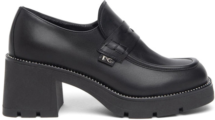 NeroGiardini Zwarte platte schoenen met Italiaanse kwaliteit Nerogiardini , Black , Dames - 40 EU