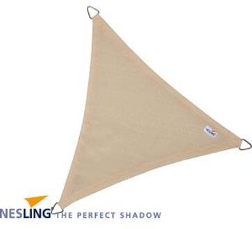 NESLING Coolfit Schaduwdoek driehoek Gebroken Wit 360 x 360 x 360 cm