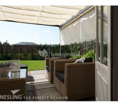 NESLING pergola Douglas wall 1 227x409, Gebroken Wit