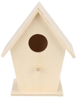 Nest Dox Nest Huis Vogelhuisje Vogelhuisje Doos Vogel Houten Box Mooie Handgemaakte Outdoor Vogelnest birdhouse Diy Huisdier