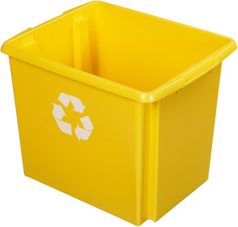 Nesta recycle box - 45 liter - geel