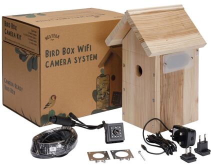 Nestkast - met Wifi-Camera - 22x19x34 cm