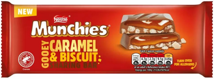 Nestle Nestle - Munchies Caramel and Biscuit Chocolate Sharing Bar 87 Gram ***THT 03-2024***