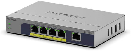 Netgear 5PT GB UNMANAGED SWCH W/POE+GS105PP Switch