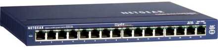 Netgear GS116 Switch Blauw