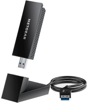 Netgear Nighthawk A8000 WiFi 6E USB 3.0-adapter Wifi adapter Zwart