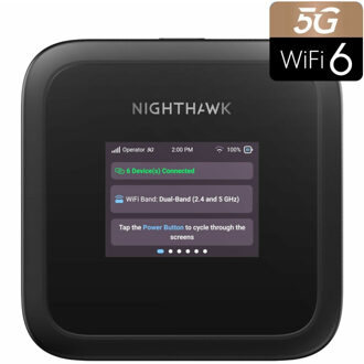 Netgear Nighthawk M3 5G Mobile Router Mi-Fi routers Zwart