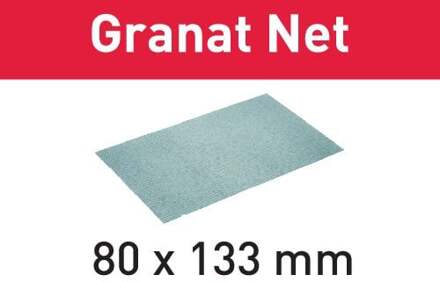 Netschuurmateriaal STF 80x133 P240 GR NET/50 Granat Net - 203291