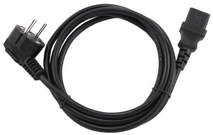 Netsnoer Gembird PC-186-VDE (1,8 M) Zwart