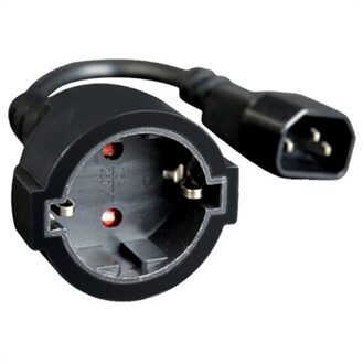 Netsnoer Gembird PC-SFC14M-01 C14 Zwart