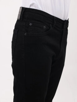 Nette spijkerbroek regular fit stretch - maat 38 Zwart
