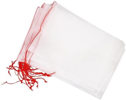 Netting Tassen Tuin Fruit Barrière Cover Tassen Voor Druif Fig Bloem Zaad Groente Bescherming Van Insect Mosquito Bug Tuin Gereedschap 15x25cm
